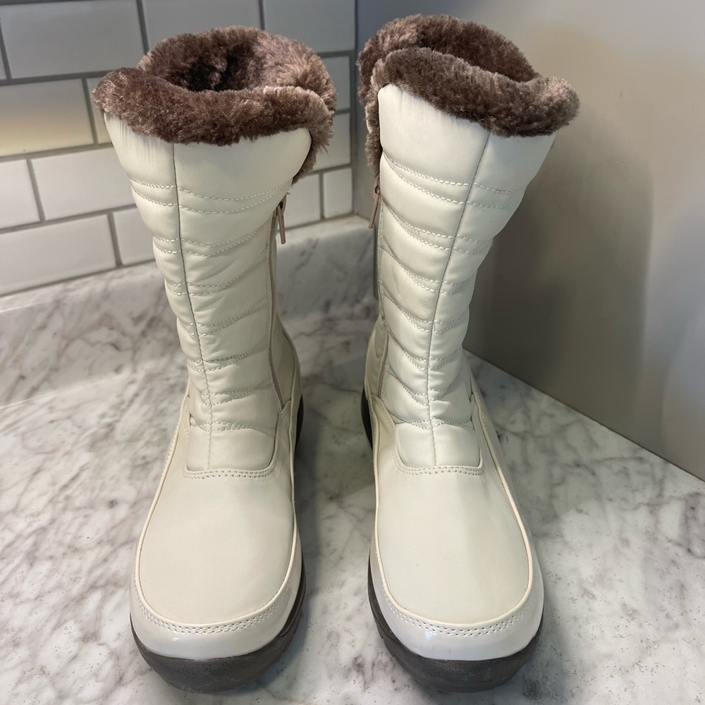 NWOT Weatherproof Women’s Zipper Snow boots, Size 8 - Picture 3 of 9
